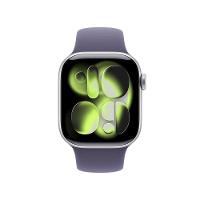 Apple Watch Series 11 GPS 42mm Prateado Pulseira M/G Esportiva Roxo-Névoa - 2