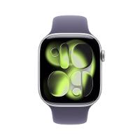 Apple Watch Series 11 GPS+ Cellular 46mm Prateado Pulseira P/M Esportiva Roxo-Névoa - 2