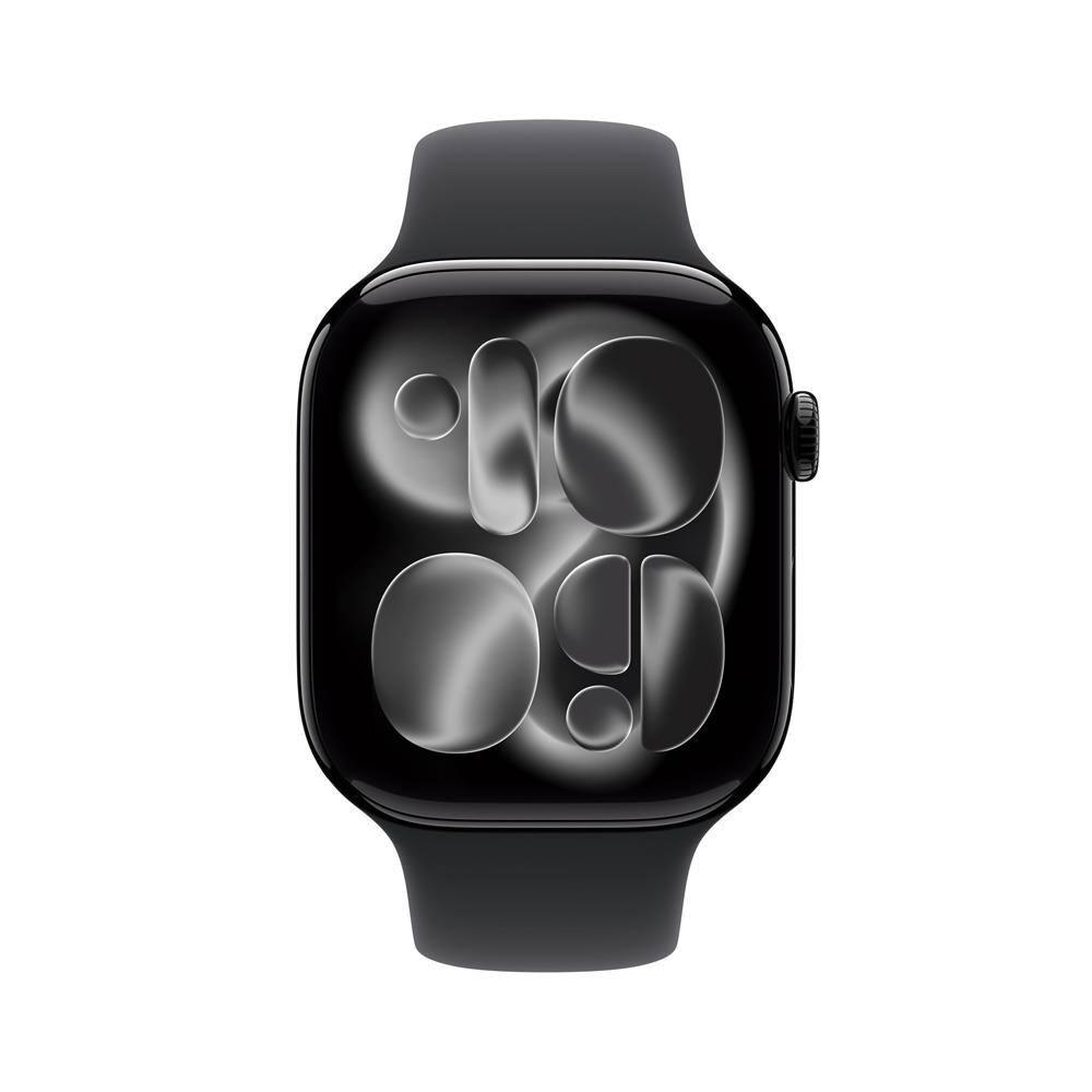 Apple Watch Series 11 GPS 46mm Preto Brilhante Pulseira P/M Esportiva Preta - 2