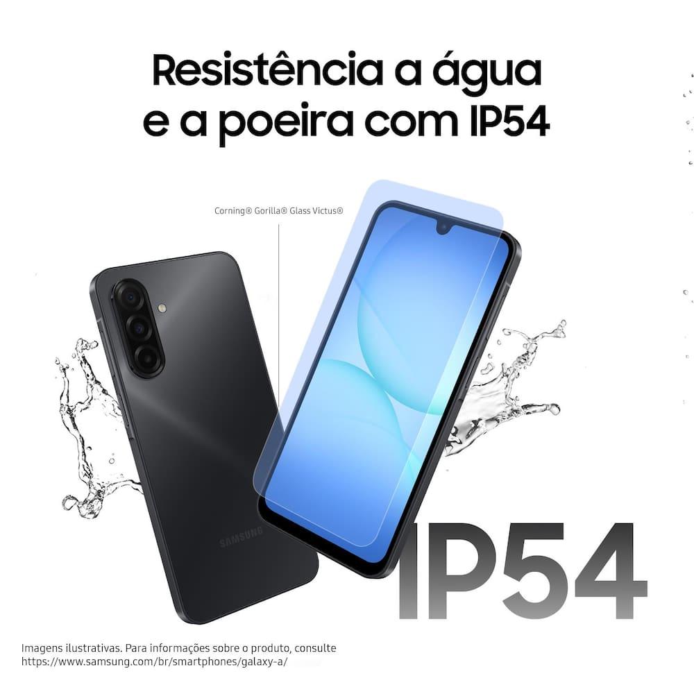 Celular Samsung Galaxy A17 4G Tela 6.7" 256GB Super AMOLED Câmera Tripla 50MP Azul - 9