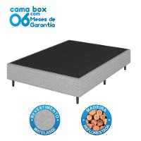 Colchão Bartira Viena Casal + Cama Box Casal Umaflex Loreto Cinza - 8