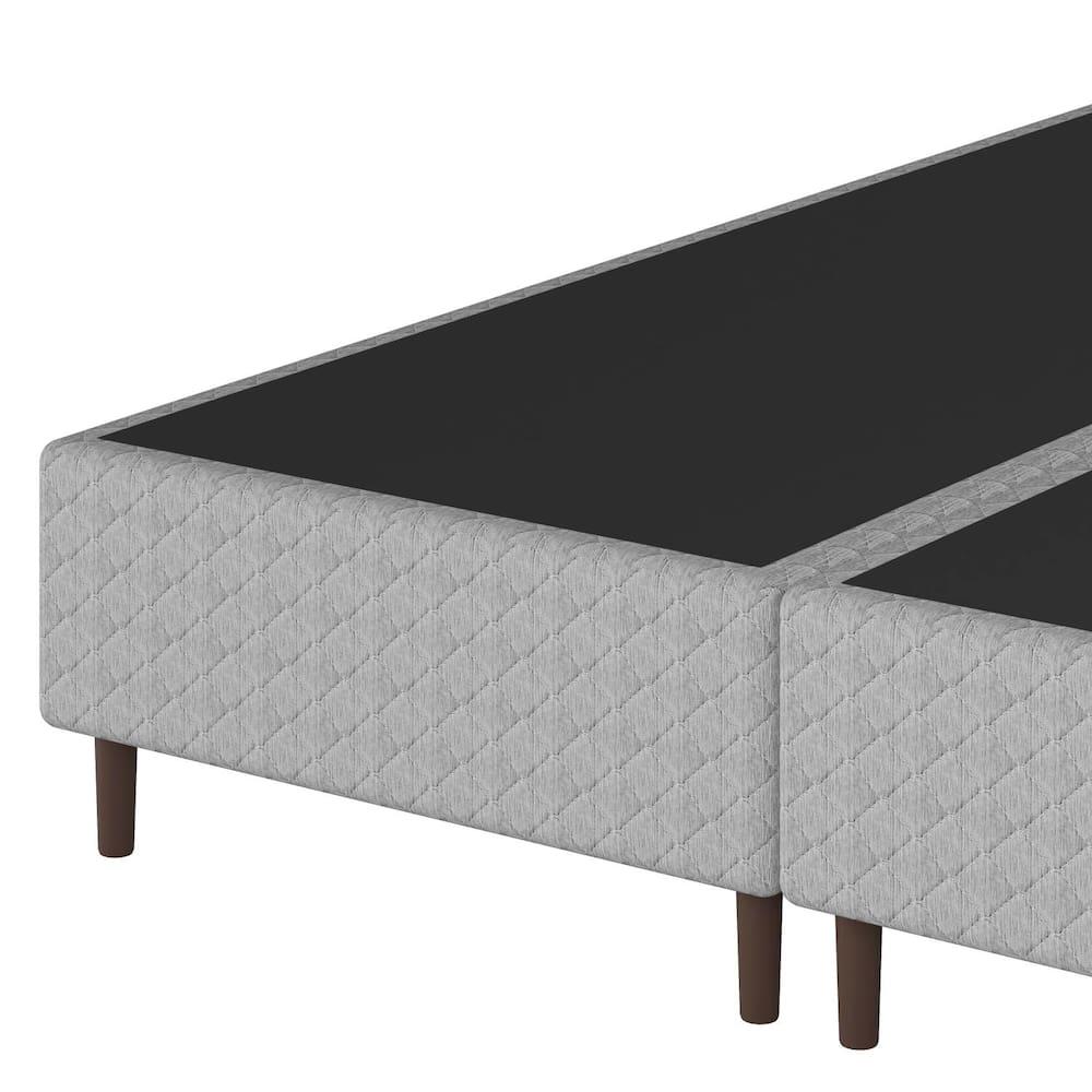 Colchão Bartira Viena Queen Size + Cama Box Queen Bipartida Umaflex Loreto Cinza - 7