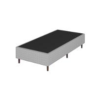 Colchão Bartira Viena Solteiro + Cama Box Solteiro Umaflex Loreto Cinza - 6