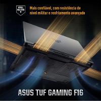 Notebook Gamer 16” Asus TUF Gaming F16 FX607VJ-RL002 Intel Core 5 210H 8GB RAM 512GB SSD RTX 3050 Mecha Gray - 8