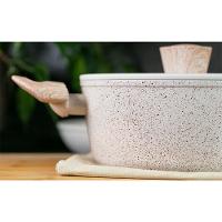 Caçarola Brinox Ceramic Life Sirius 22cm Indução Antiaderente Vanilla - 3