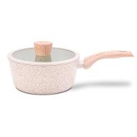 Jogo de Panelas Brinox Ceramic Life 6 Peças Sirius Antiaderente Indução Vanilla