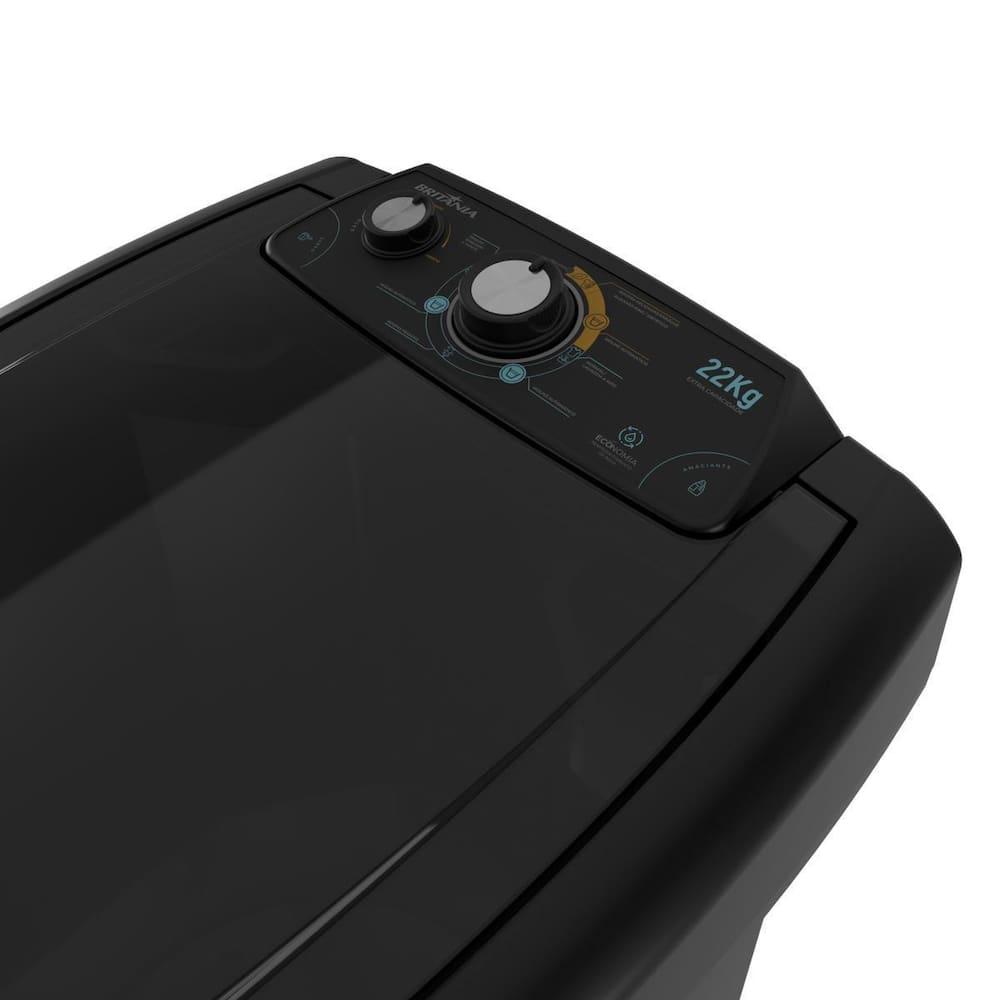 Lavadora de Roupas Britânia BLT22P Semi Automática 22kg Preta - 8