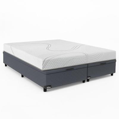 Colchão Bartira Viena Queen + Cama Box para Colchão Queen Itaflex Universal