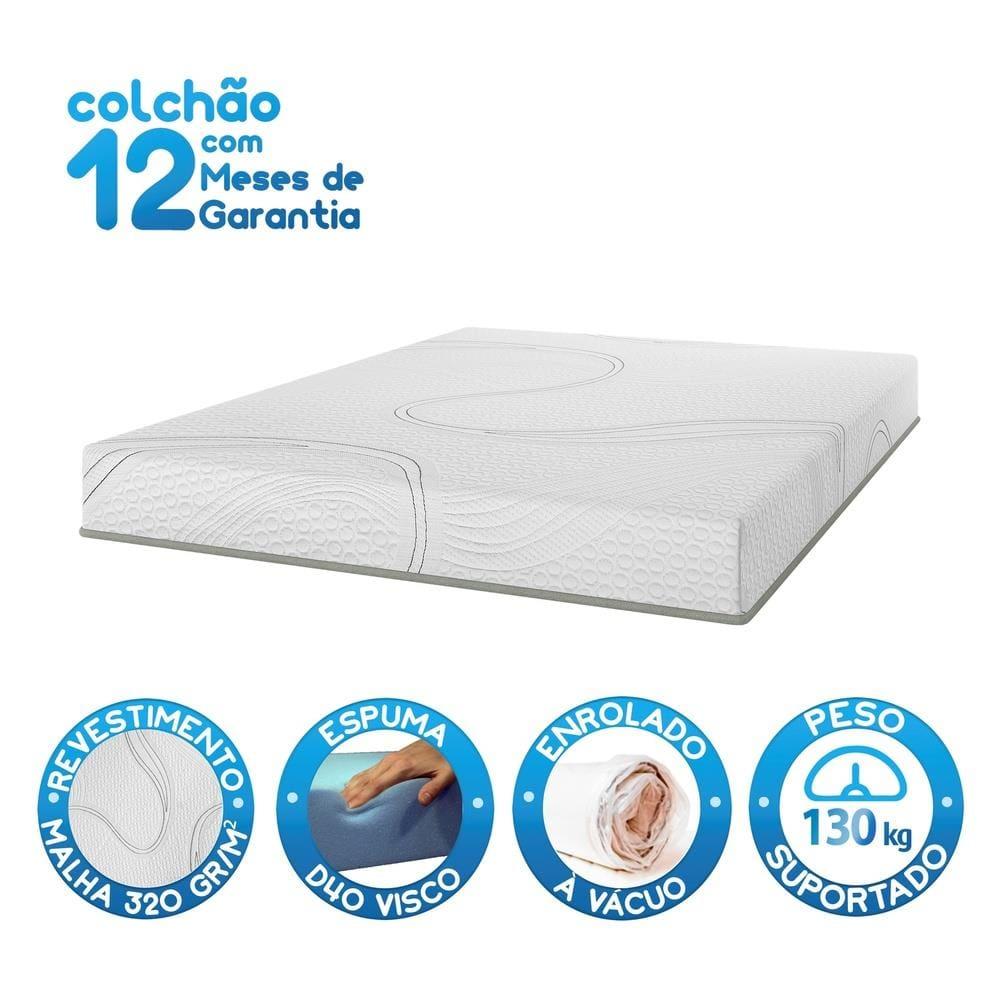 Colchão Bartira Viena Casal + Cama Box para Colchão de Casal MGA Lift Cotton - 4