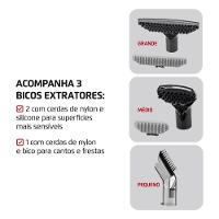 Extratora e Higienizadora Portátil Mondial Deep Cleaner I 1650W EXP-01-R Preto/Vermelho - 6
