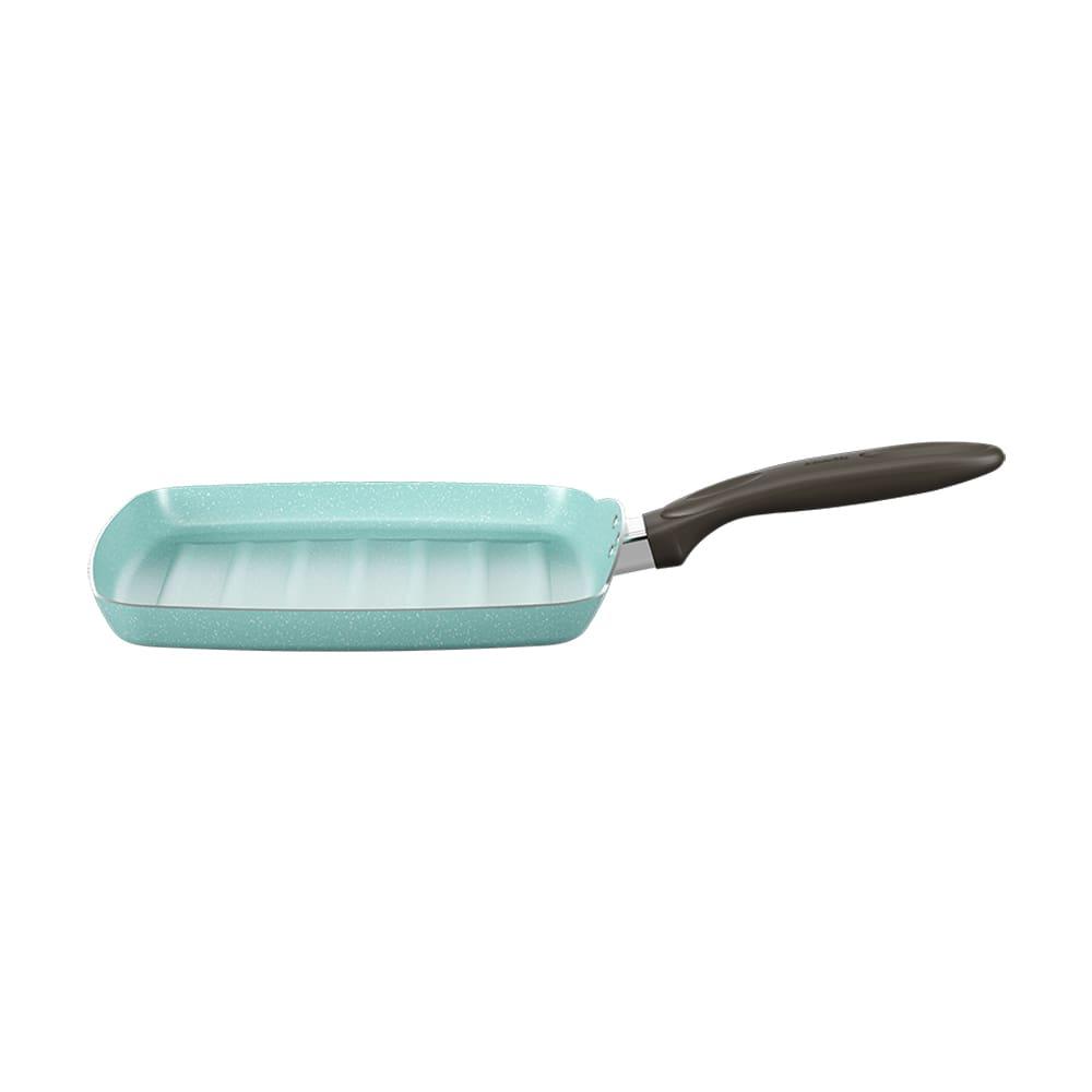 Frigideira Grill Brinox Suprema Ceramic Life Antiaderente Mineral Resist 750ml 24x24x2,3cm Verde - 1