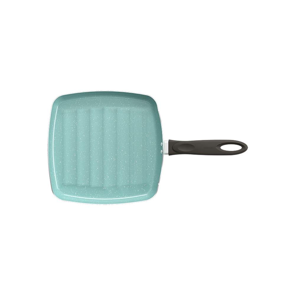 Frigideira Grill Brinox Suprema Ceramic Life Antiaderente Mineral Resist 750ml 24x24x2,3cm Verde - 2