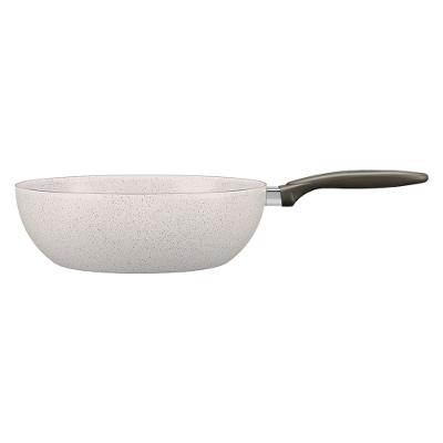 Panela Wok Brinox Suprema Ceramic Life Antiaderente 4,1L 28cm Vanilla