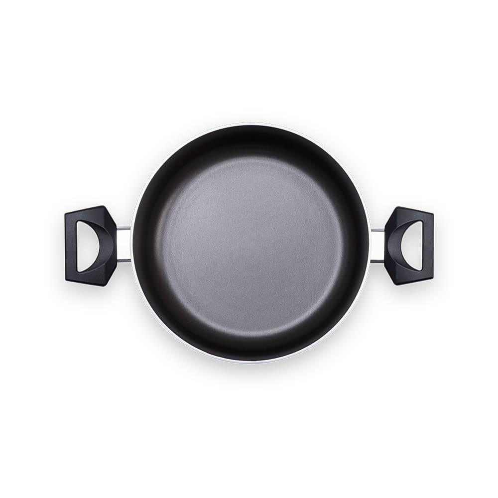 Caçarola Brinox Preserve Ceramic Life Antiaderente 4,7L 24cm Tampa de Vidro Cinza - 3