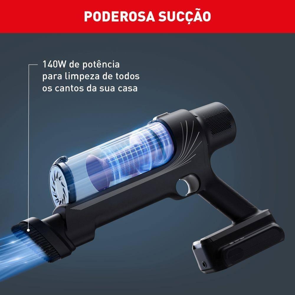 Aspirador de Pó Vertical Sem Fio Arno X-PERT 7.60 RH6A 2 em 1 140W LED Autonomia 45 Minutos Bivolt - 6