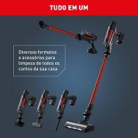 Aspirador de Pó Vertical Sem Fio Arno X-PERT 7.60 RH6A 2 em 1 140W LED Autonomia 45 Minutos Bivolt - 5