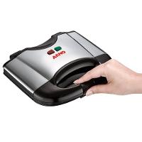 Sanduicheira Grill Arno SACS Placa Antiaderente Pés Antiderrapantes Inox e Preto