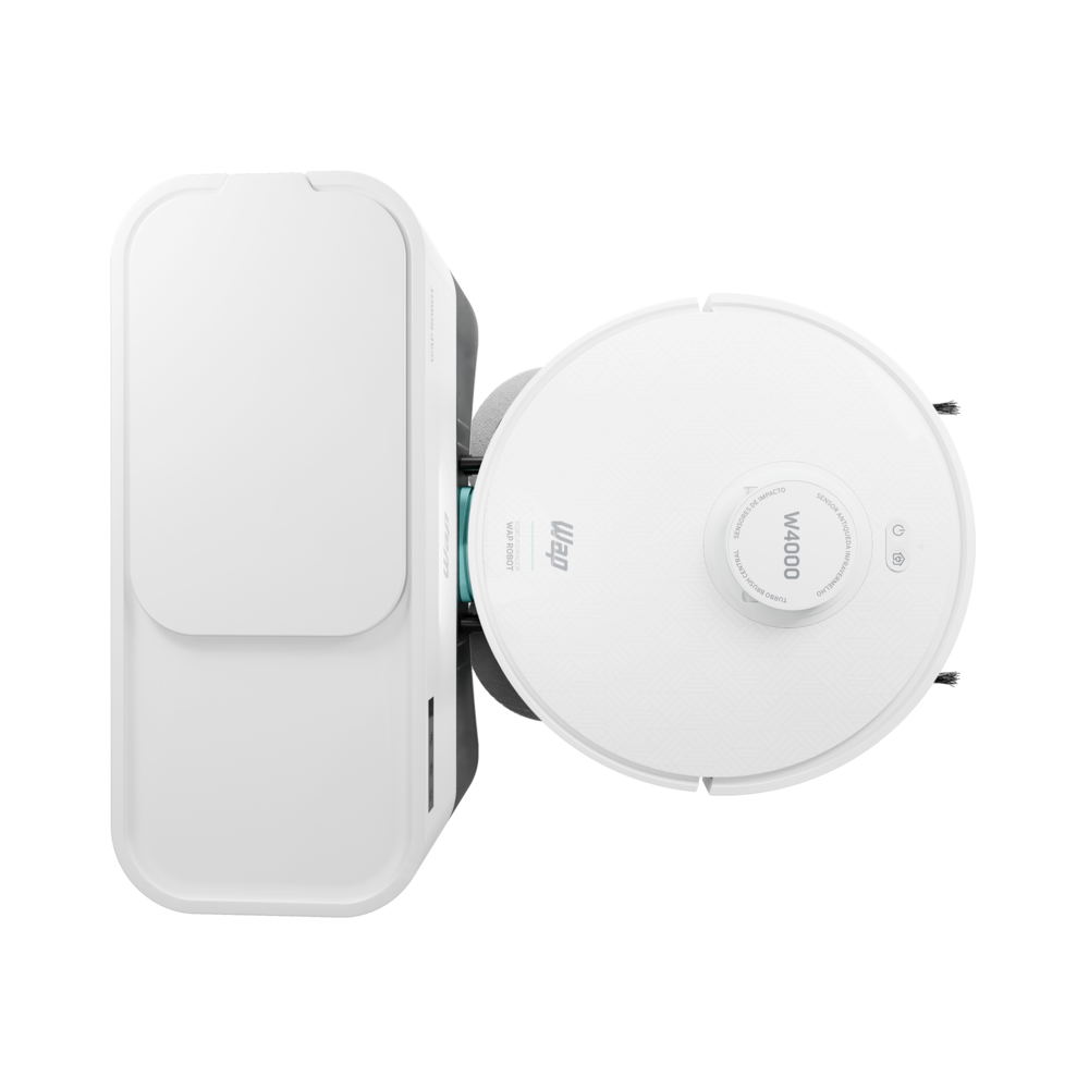 Robô Aspirador de Pó WAP ROBOT W4000 48W Navegação 360° Branco - 8