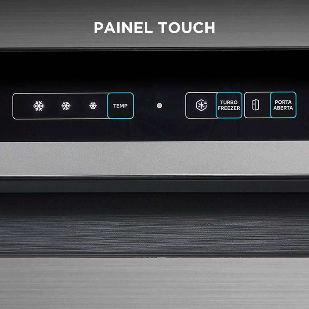 Geladeira Midea Frost Free Duplex 394L Inverter Inox - 5