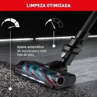 Aspirador de Pó Vertical Sem Fio Arno X-Force Flex 9.60 RH20 2 em 1 250W LED Autonomia 45 Minutos Bivolt Vermelho - 7