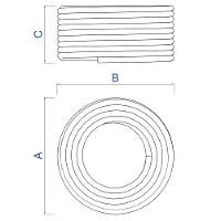 Mangueira de Jardim Flex 1/2" Tramontina Sem Engate - 50 Metros - 3