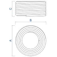 Mangueira Tramontina Flex de 1/2" para Jardim - 200m - Transparente - 3