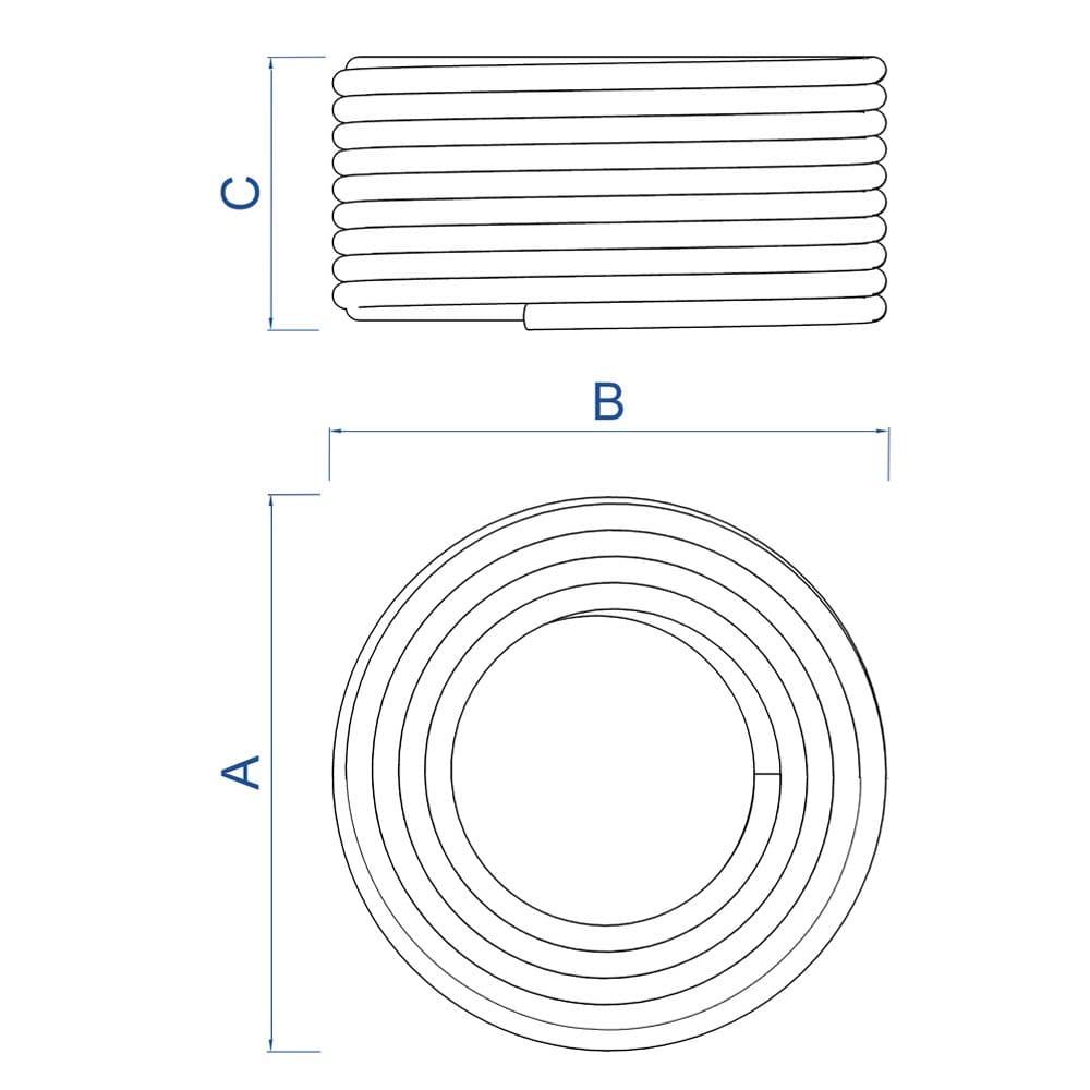 Mangueira Tramontina Flex de 1/2" para Jardim com Engates Rápidos e Esguicho 30m - Gelo - 2
