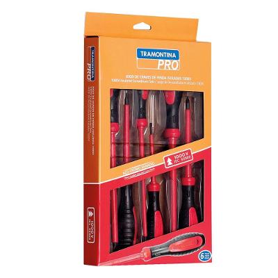 Jogo de Chaves de Fenda IEC Tramontina Pro – 6 Peças