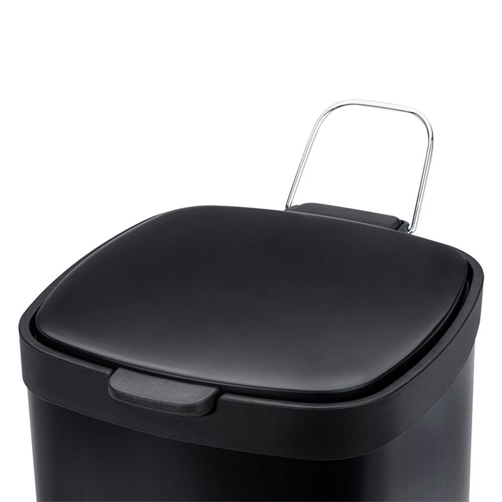 Lixeira Brinox com Pedal e Balde Frame 6 L - Preta - 2