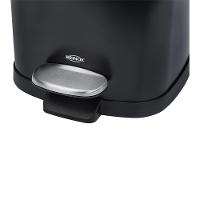 Lixeira Brinox com Pedal e Balde Frame 6 L - Preta - 3