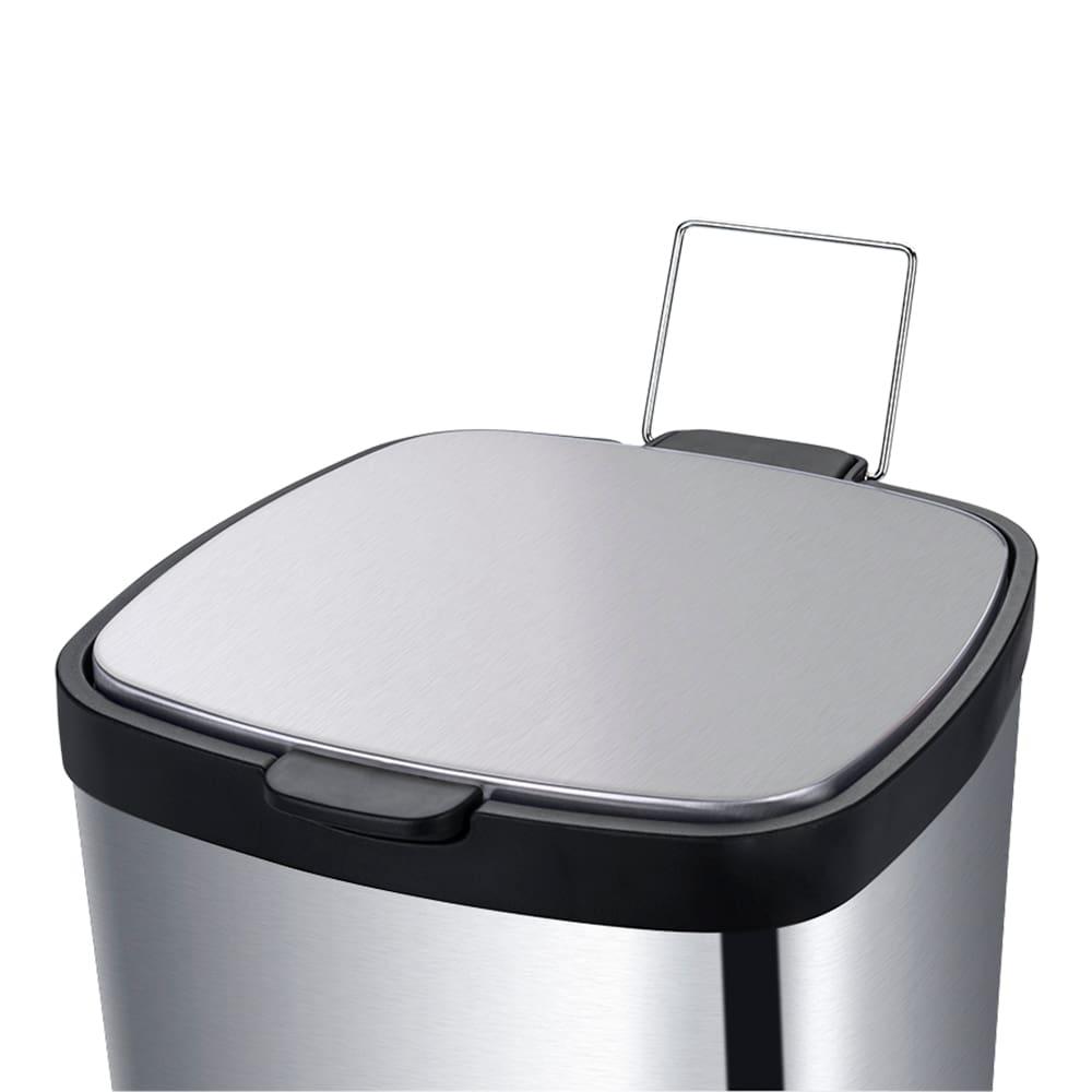 Lixeira Brinox com Pedal e Balde Frame Inox - 12 L - 2