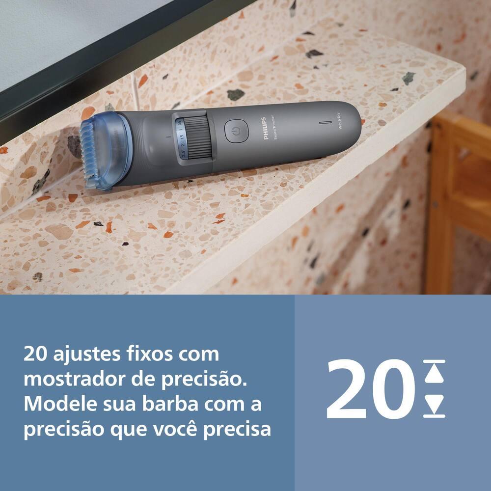 Aparador de Barba Philips BT3617/15 Lâmina Auto Afiável Preto Bivolt - 9