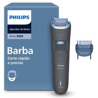 Aparador de Barba Philips BT3617/15 Lâmina Auto Afiável Preto Bivolt
