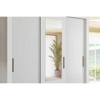 Guarda Roupa Santos Andirá Lisboa 3 Portas Deslizantes com Espelho