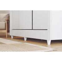 Guarda Roupa Santos Andirá Lisboa 3 Portas Deslizantes com Espelho - 6