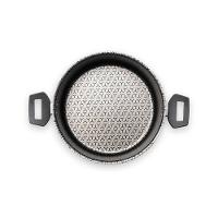 Caçarola Brinox Anis Pro-Flon Antiaderente 2,5L 20cm Tampa de Vidro Borgonha - 4