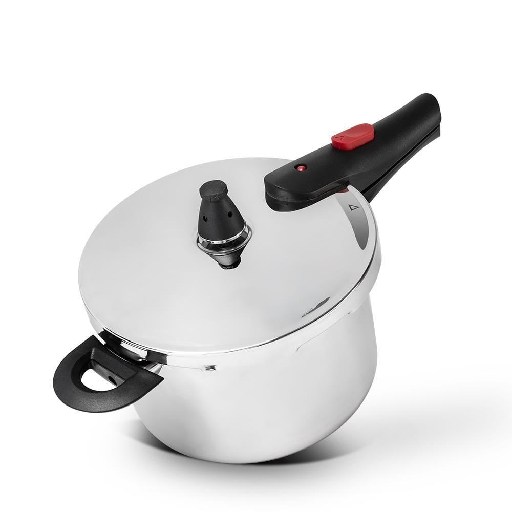 Panela de Pressão Brinox Ultra 4L Inox Fundo Triplo Antiaderente Indução - 2