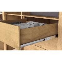 Guarda-Roupa Casal Mademarques Sevilha Flex com 228 cm Largura, 2 Portas, 6 Gavetas, 10 Prateleiras e Espelho - 15