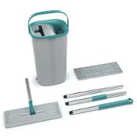 Mop Lava e Seca FlashLimp com Balde 5,5L e Refil – Cinza/ Verde - 2