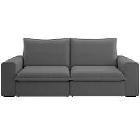 Sofá 5 Lugares Luizzi Greco Retrátil, Reclinável e Revestido em Tecido Veludo Slim 290cm Largura - 2