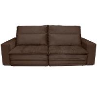 Sofá 5 Lugares Luizzi Colombo Retrátil, Reclinável e Revestido em Tecido Veludo Slim 250 cm Largura - 3