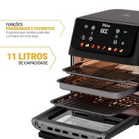 Fritadeira Elétrica Air Fryer Philco Oven PAF11B Visor Removível Preta - 5