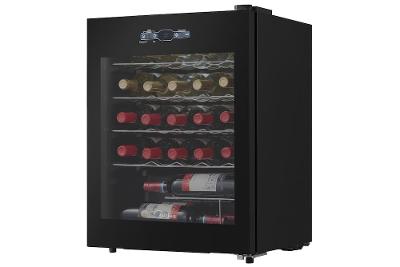 Adega Midea 24 Garrafas MDRW110FGGGL3 Porta de Vidro Painel Touch Bivolt Preta