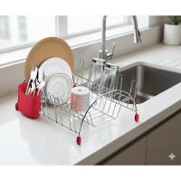 Escorredor de Louça Utimil CR490 13 Pratos 8 Copos Cromado - 4