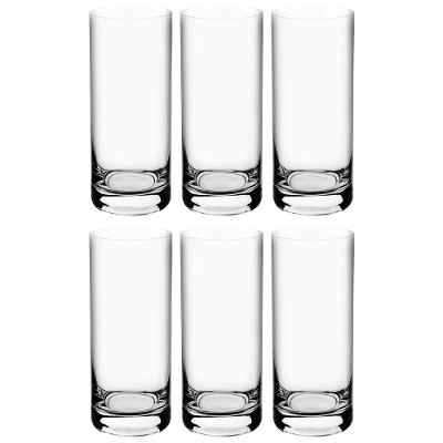 Conjunto de Copos Alto Larus Bohemia em Cristal Ecológico 350ml - 6 Peças