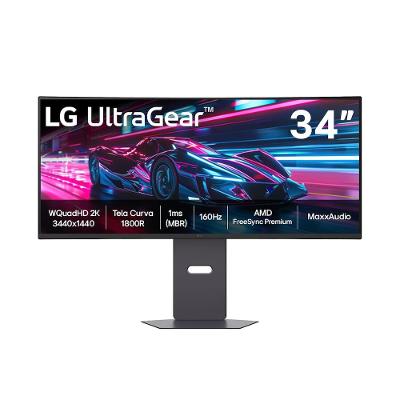 Monitor Gamer Curvo 34” LG UltraGear 34G600A-B QuadHD UltraWide 160Hz 1ms FreeSync Premium HDR10