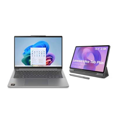 Notebook Lenovo 14” Ideapad Slim 5 83NJ0002BR Windows 11 Ryzen AI 5 + Tablet Lenovo Idea Tab Plus 12.1” Android 15 ZAG70941BR 256GB