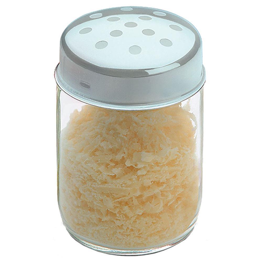 Queijeira/Oreganeira Brinox Jornata em Vidro e Aço Inox com sobretampa – 150 ml - 1