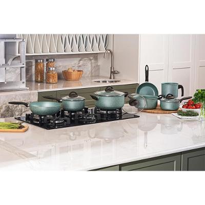 Jogo de Panelas 7 Peças Brinox Suprema Ceramic Life Antiaderente Mineral Resist