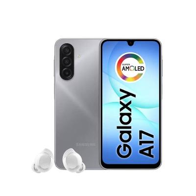 Smartphone Samsung Galaxy A17 4G Tela 6.7" 256GB Câmera Tripla 50MP Cinza + Galaxy Buds Core Bluetooth Preto